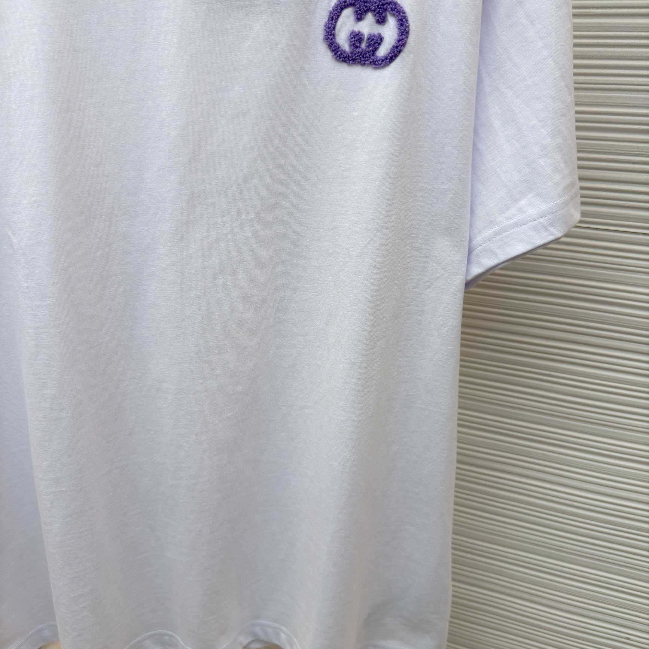 Gucci Medium Cotton Jersey T-shirt - DesignerGu