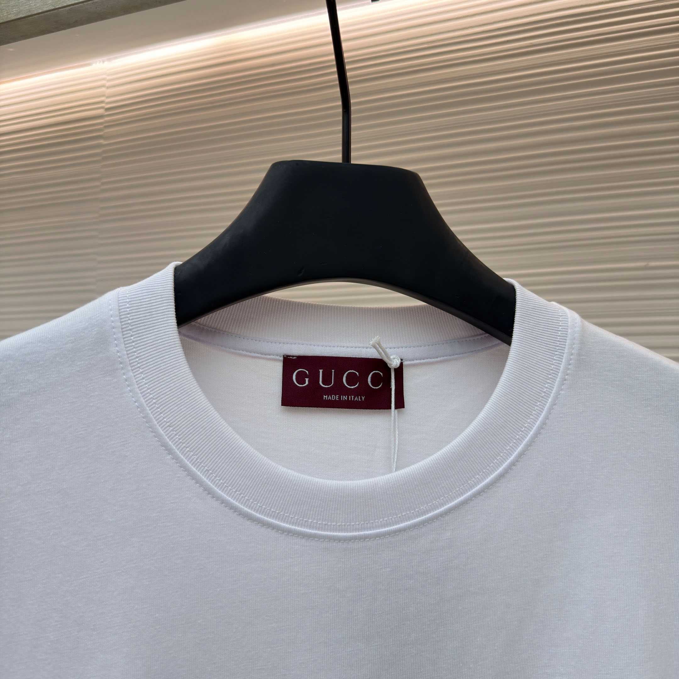 Gucci Medium Cotton Jersey T-shirt - DesignerGu