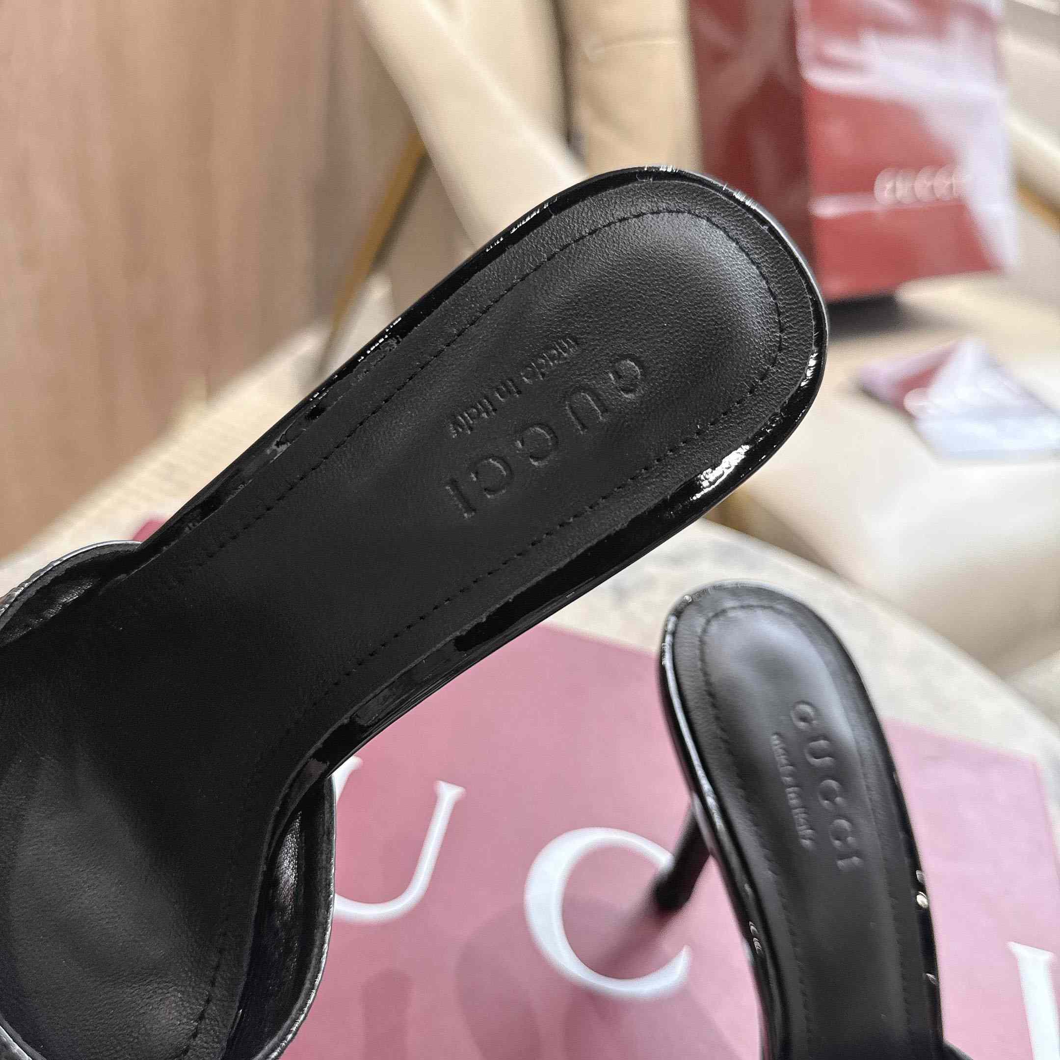 Gucci Women's crystal slide sandal - DesignerGu