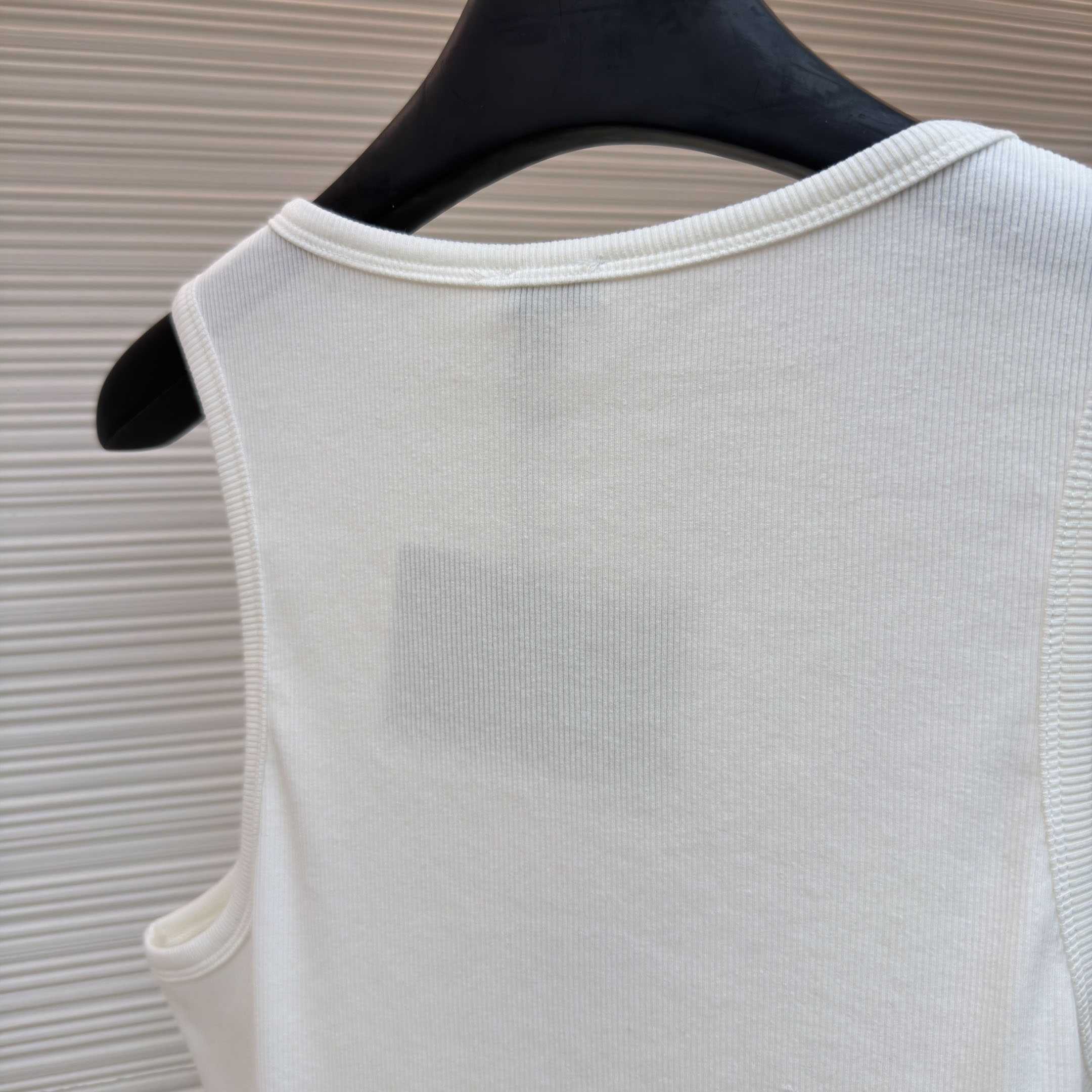 Loewe Anagram Tank Top 'White' - DesignerGu