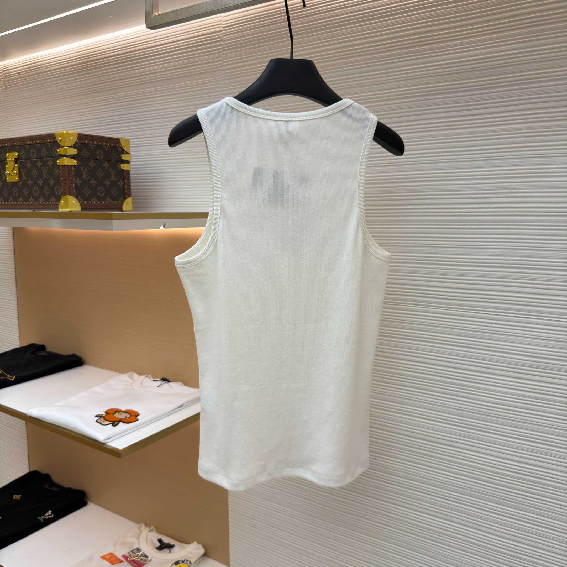 Loewe Anagram Tank Top 'White' - DesignerGu
