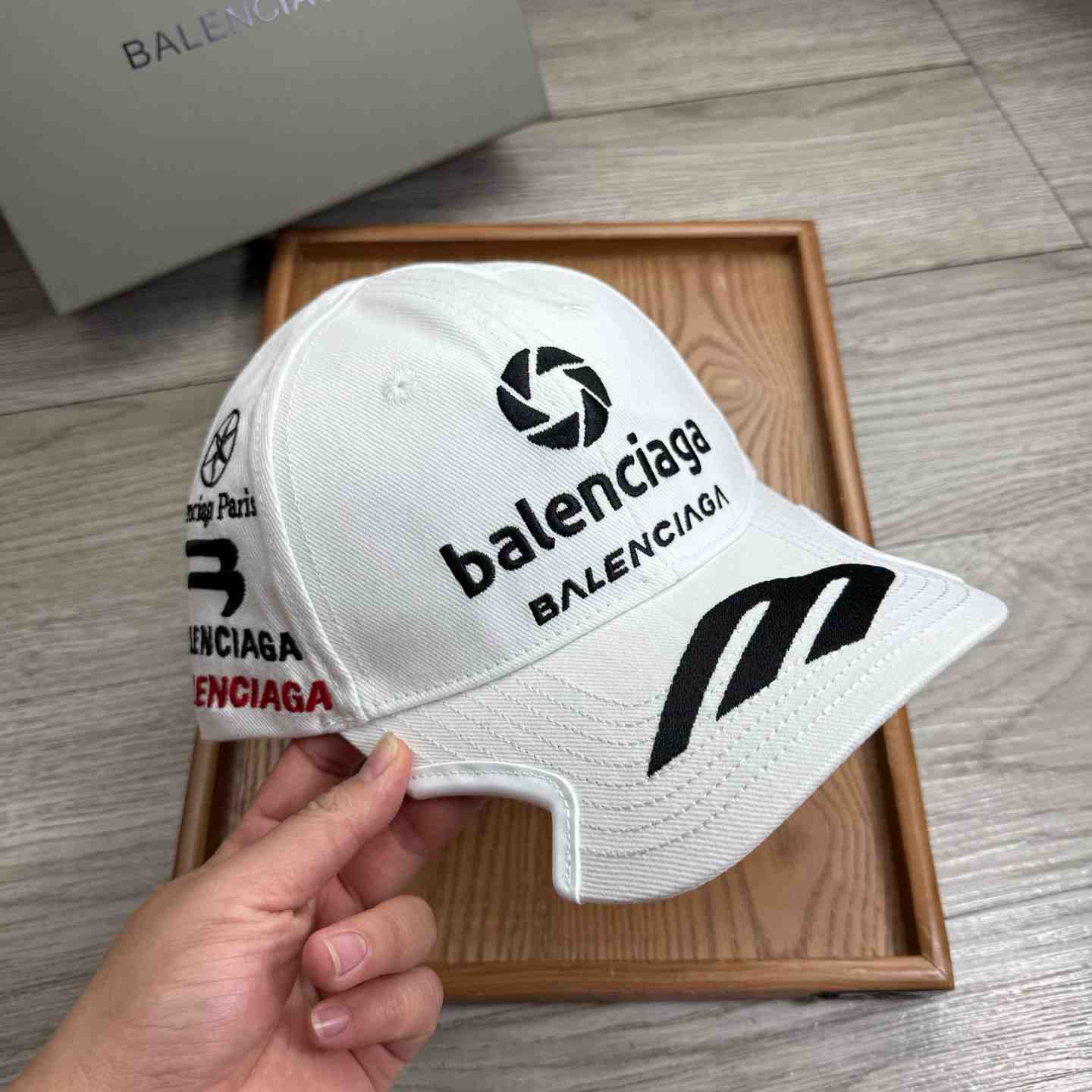 Balenciaga Top League Racer Cap Hat - DesignerGu