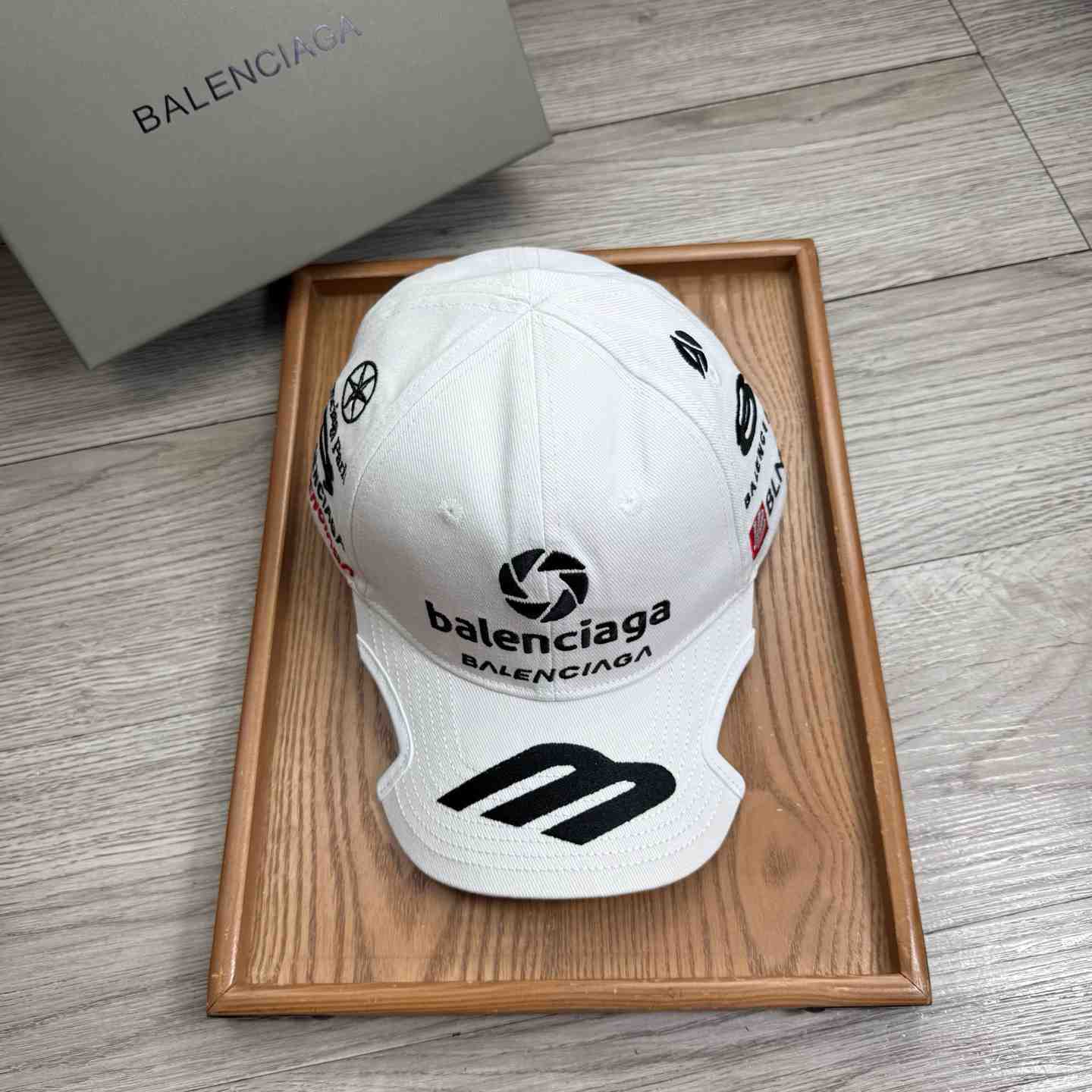 Balenciaga Top League Racer Cap Hat - DesignerGu