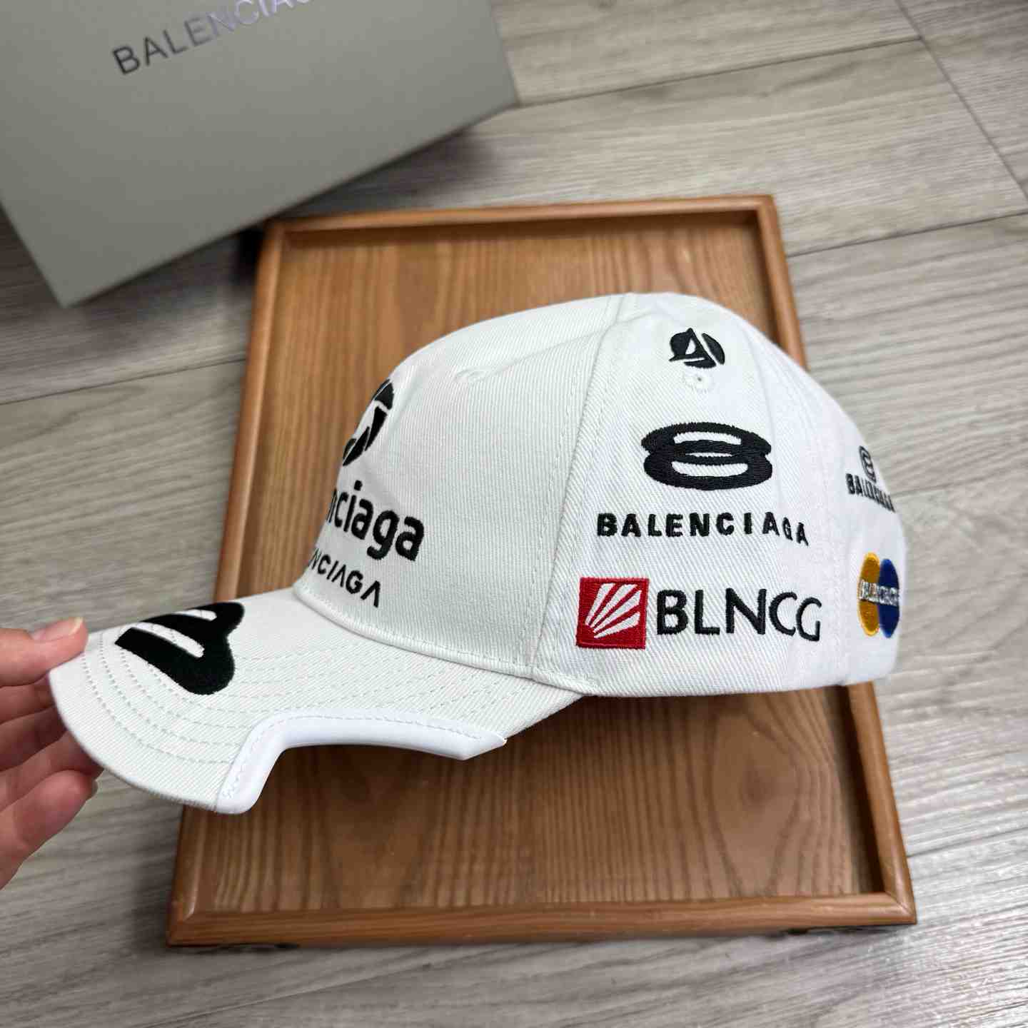 Balenciaga Top League Racer Cap Hat - DesignerGu