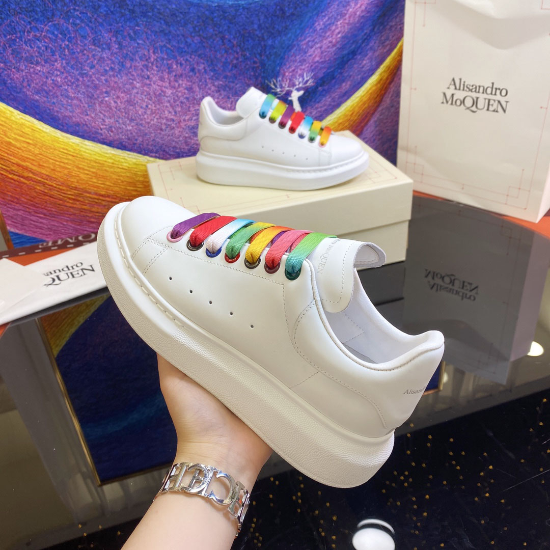 Alexander Mcqueen Rainbow Lace Oversized Sneaker - DesignerGu