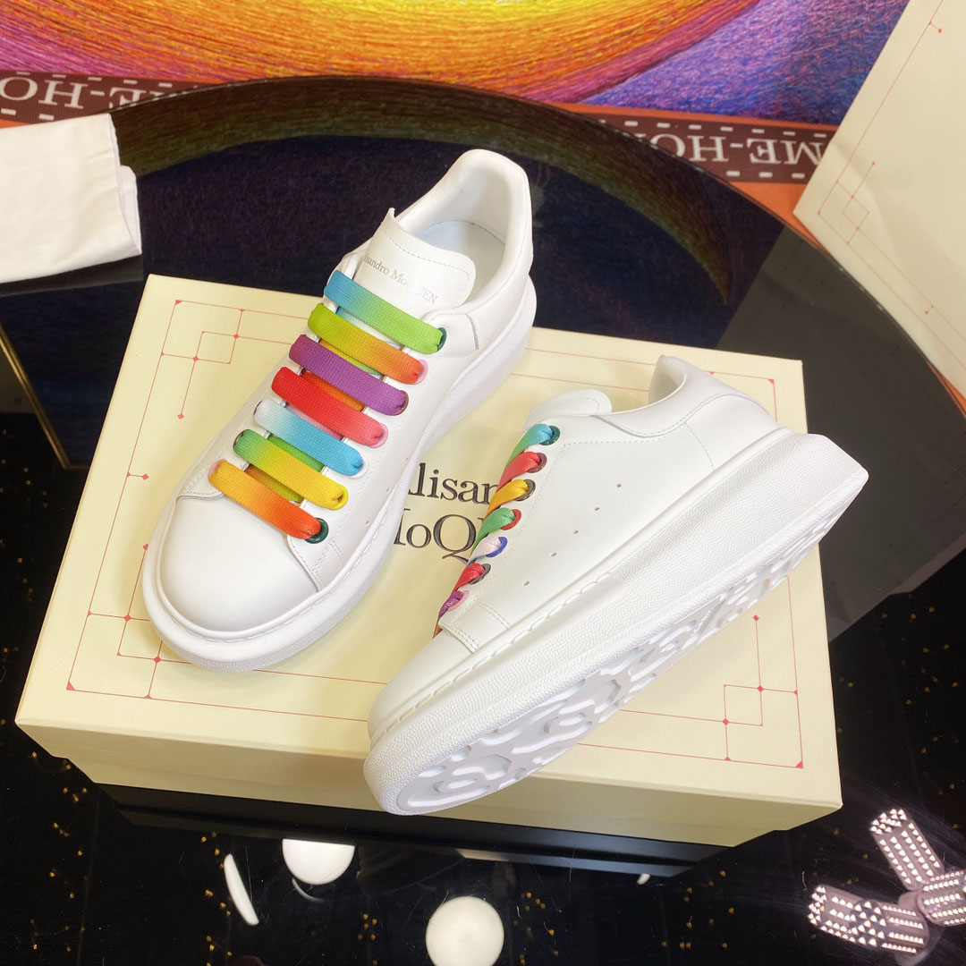 Alexander Mcqueen Rainbow Lace Oversized Sneaker - DesignerGu