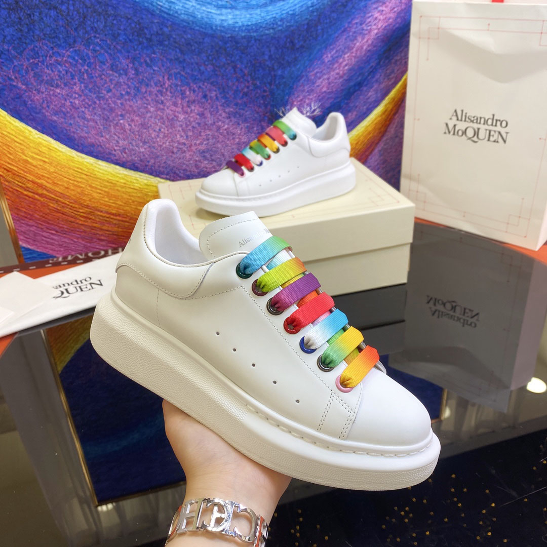 Alexander Mcqueen Rainbow Lace Oversized Sneaker - DesignerGu