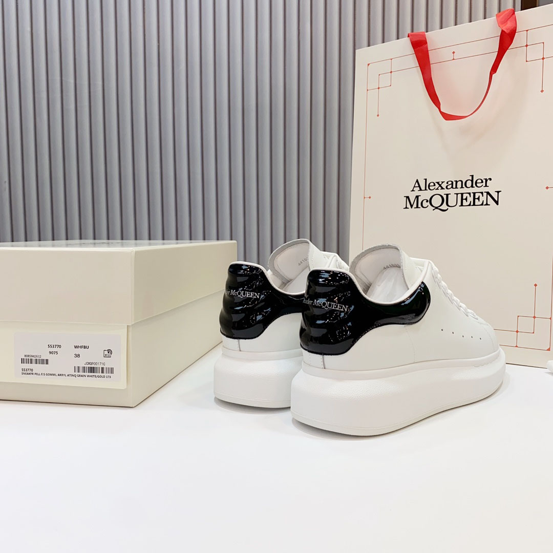 Alexander McQueen Oversized Sneaker  'White Black' - DesignerGu