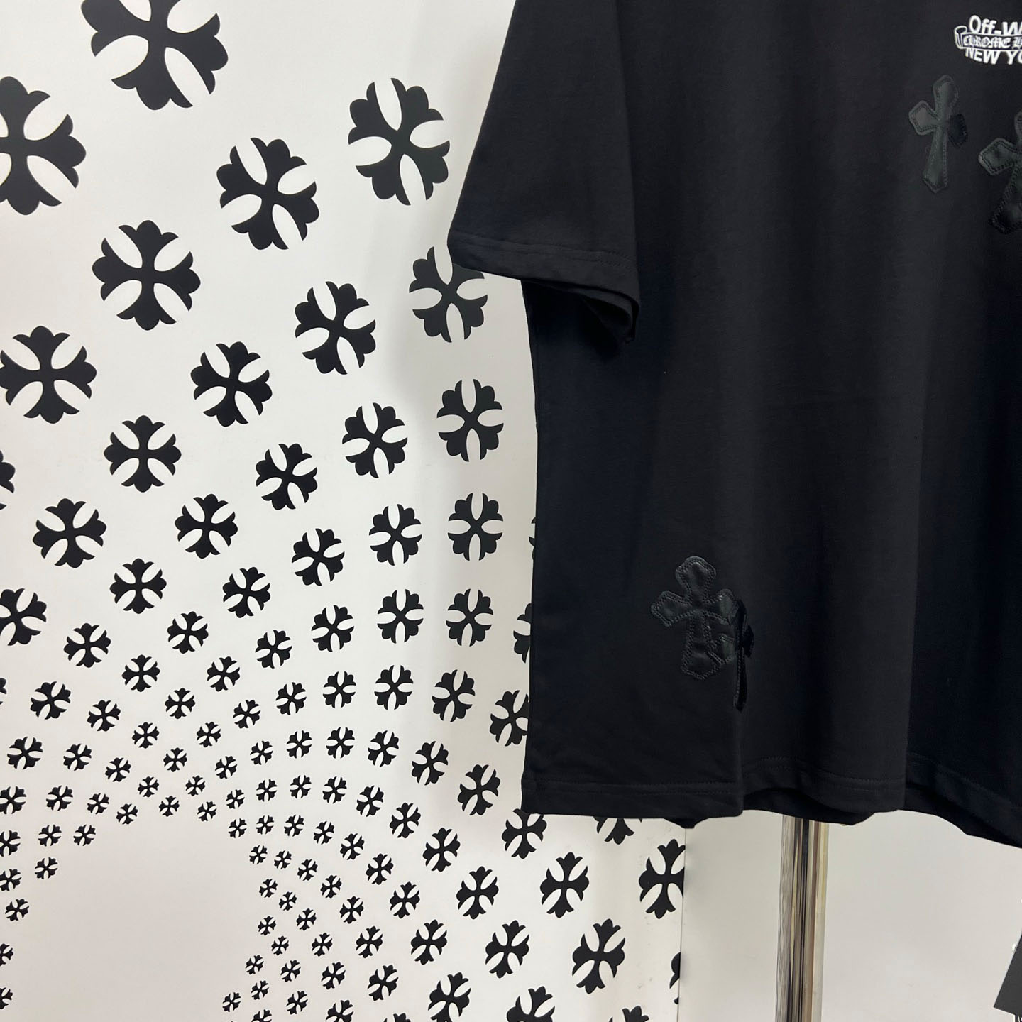 Chrome Hearts X Off-White  New York Tee  'Black' - DesignerGu