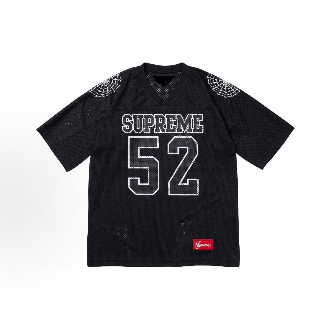 Supreme Spiderweb Football Jersey  - DesignerGu