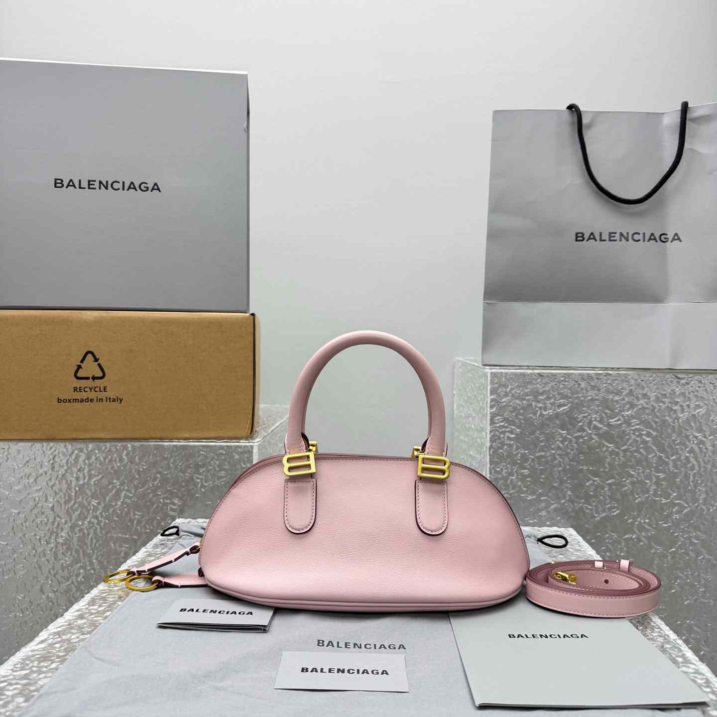 Balenciaga Bolero Bowling Bag - DesignerGu