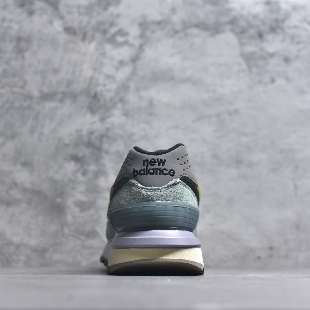 Stone Island x New Balance 574 Legacy 'Light Green' - DesignerGu
