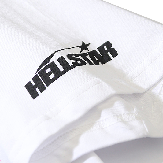 Hellstar Breaking News T-Shirt 'White' - DesignerGu