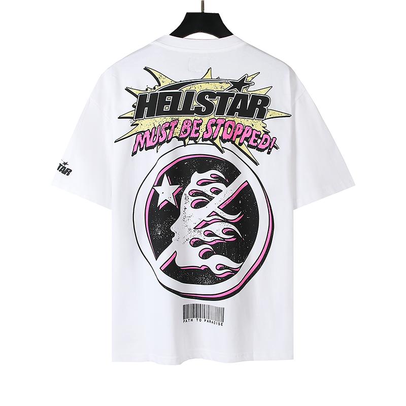 Hellstar Breaking News T-Shirt 'White' - DesignerGu