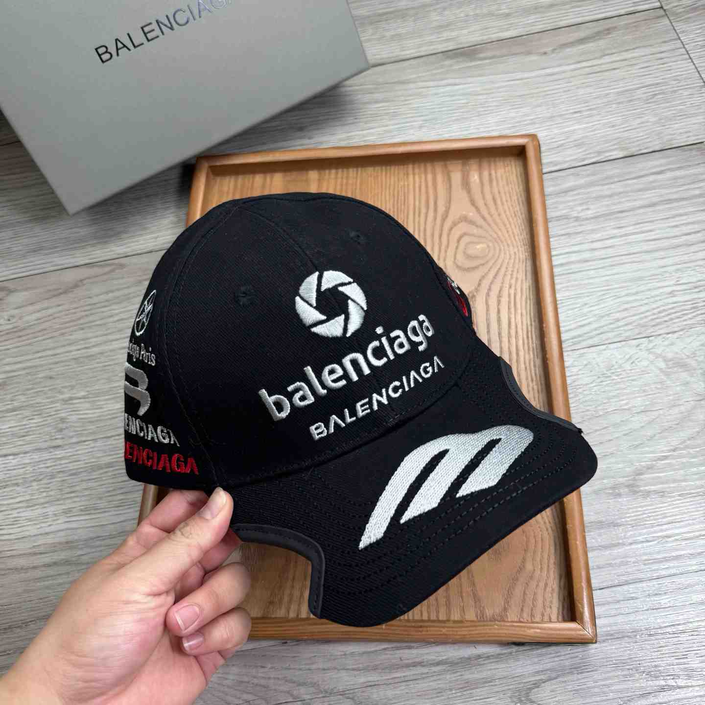 Balenciaga Top League Racer Cap Hat - DesignerGu