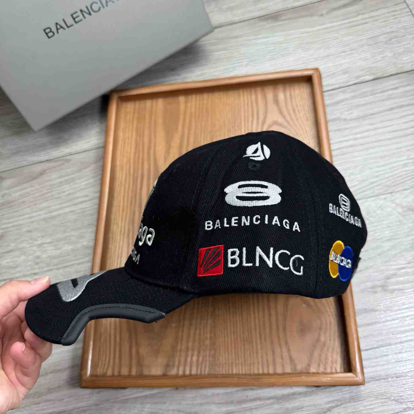 Balenciaga Top League Racer Cap Hat - DesignerGu