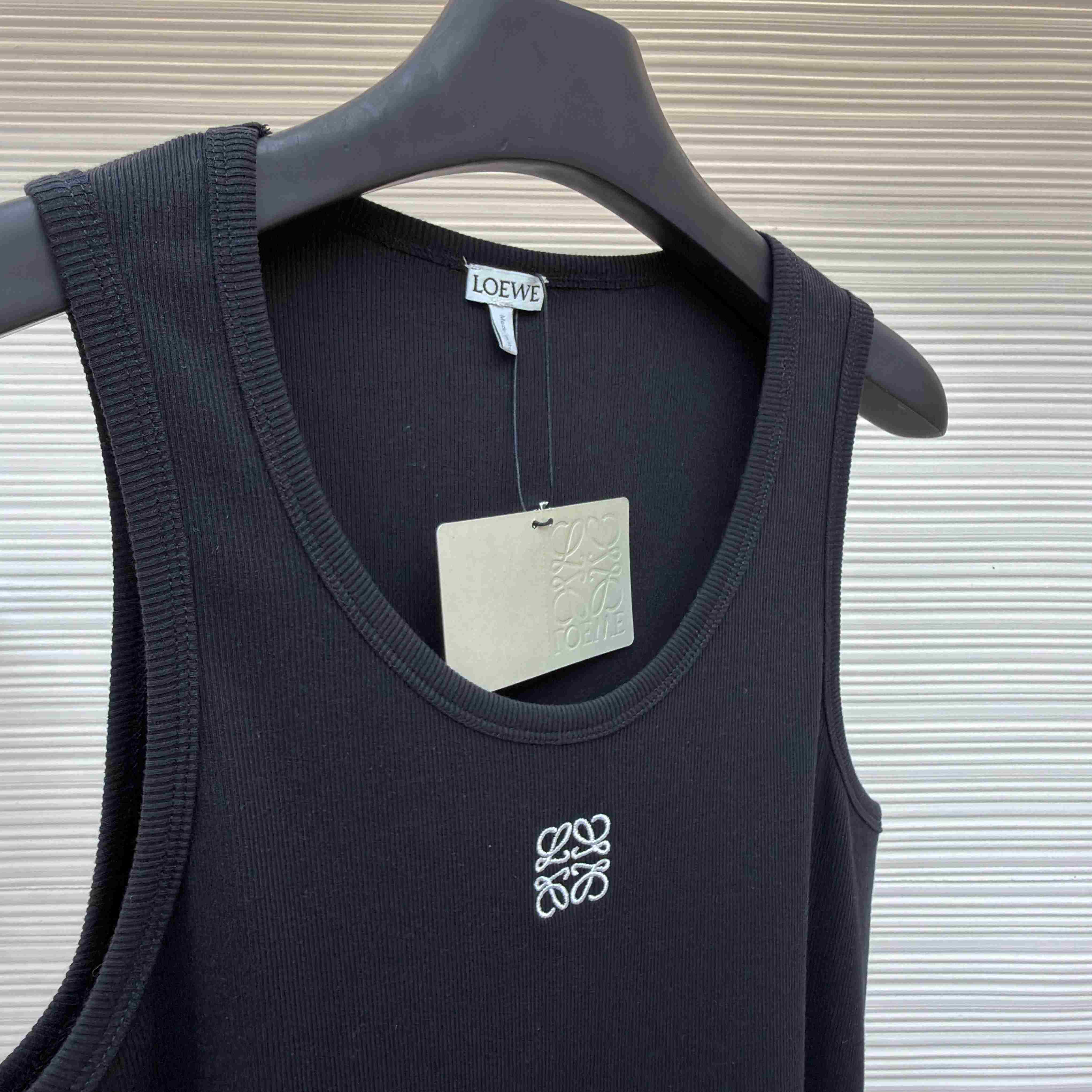 Loewe Anagram Tank Top 'Black' - DesignerGu