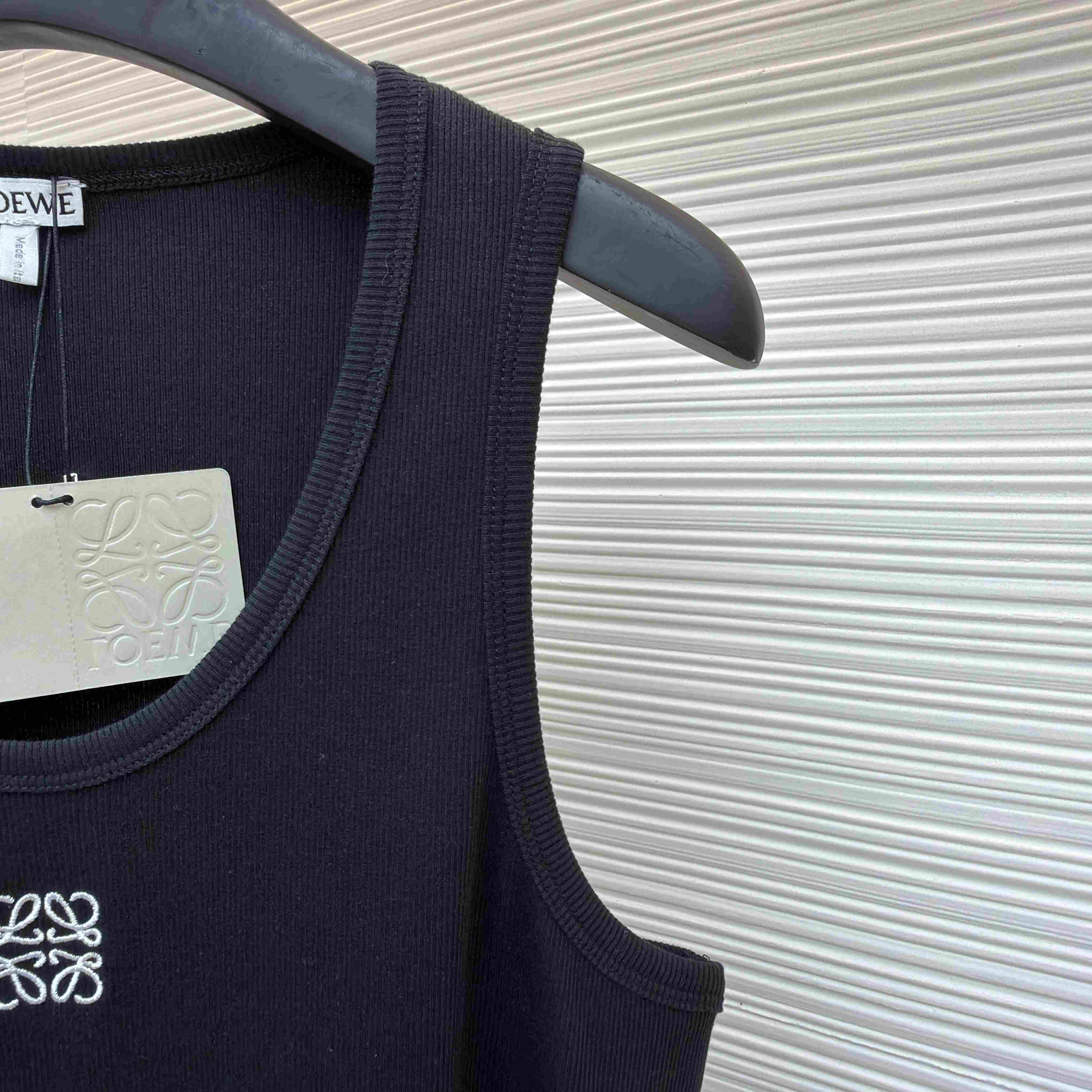 Loewe Anagram Tank Top 'Black' - DesignerGu