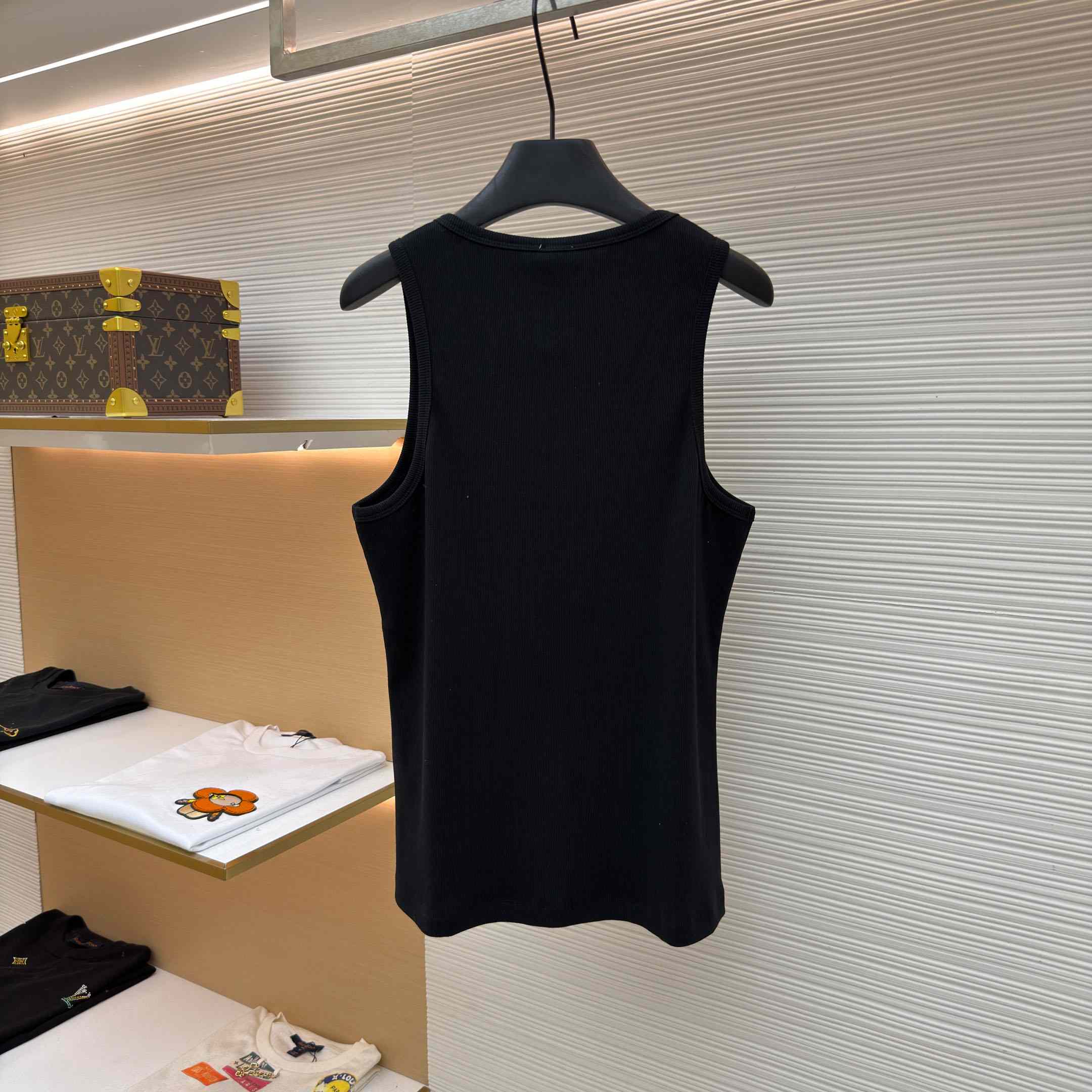 Loewe Anagram Tank Top 'Black' - DesignerGu