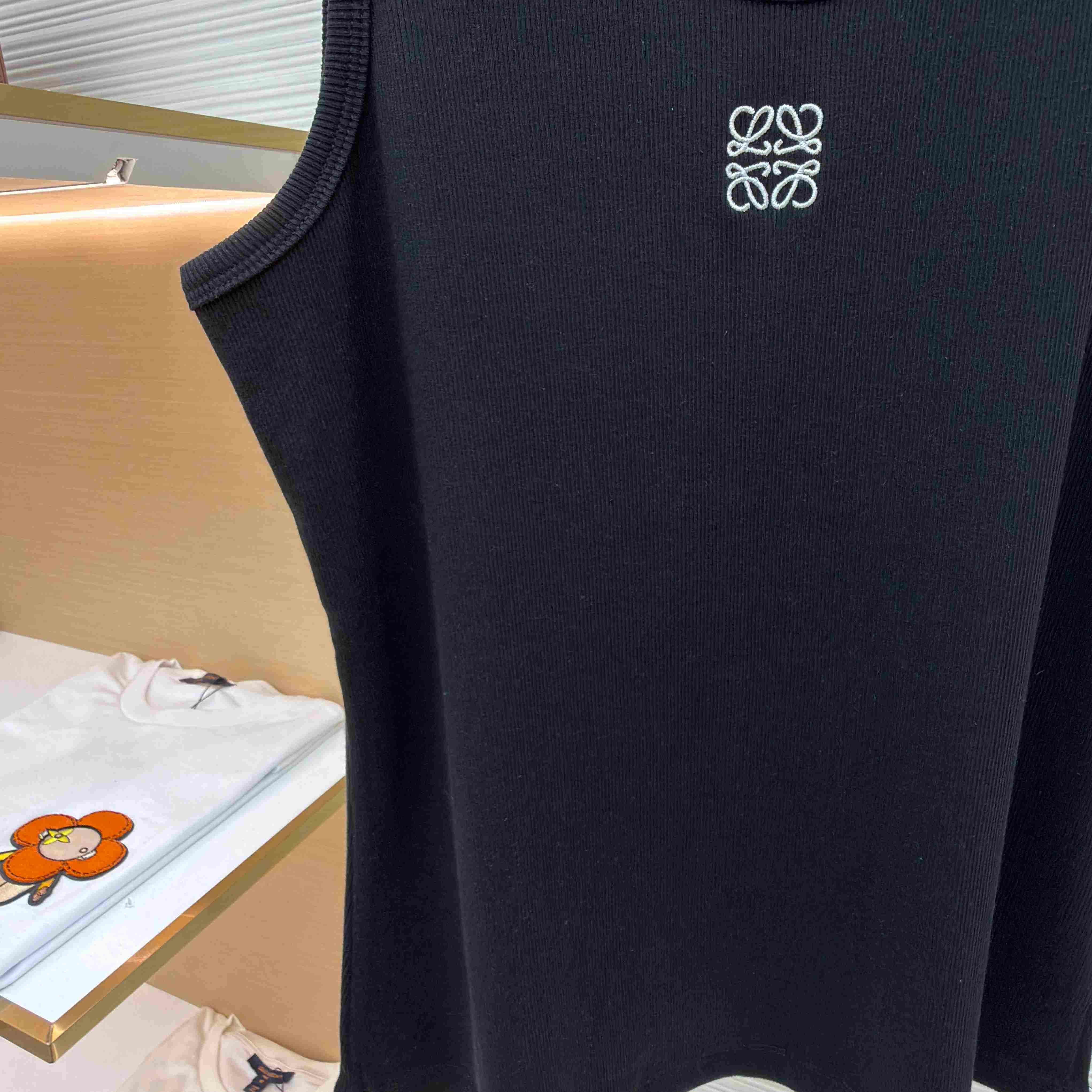 Loewe Anagram Tank Top 'Black' - DesignerGu