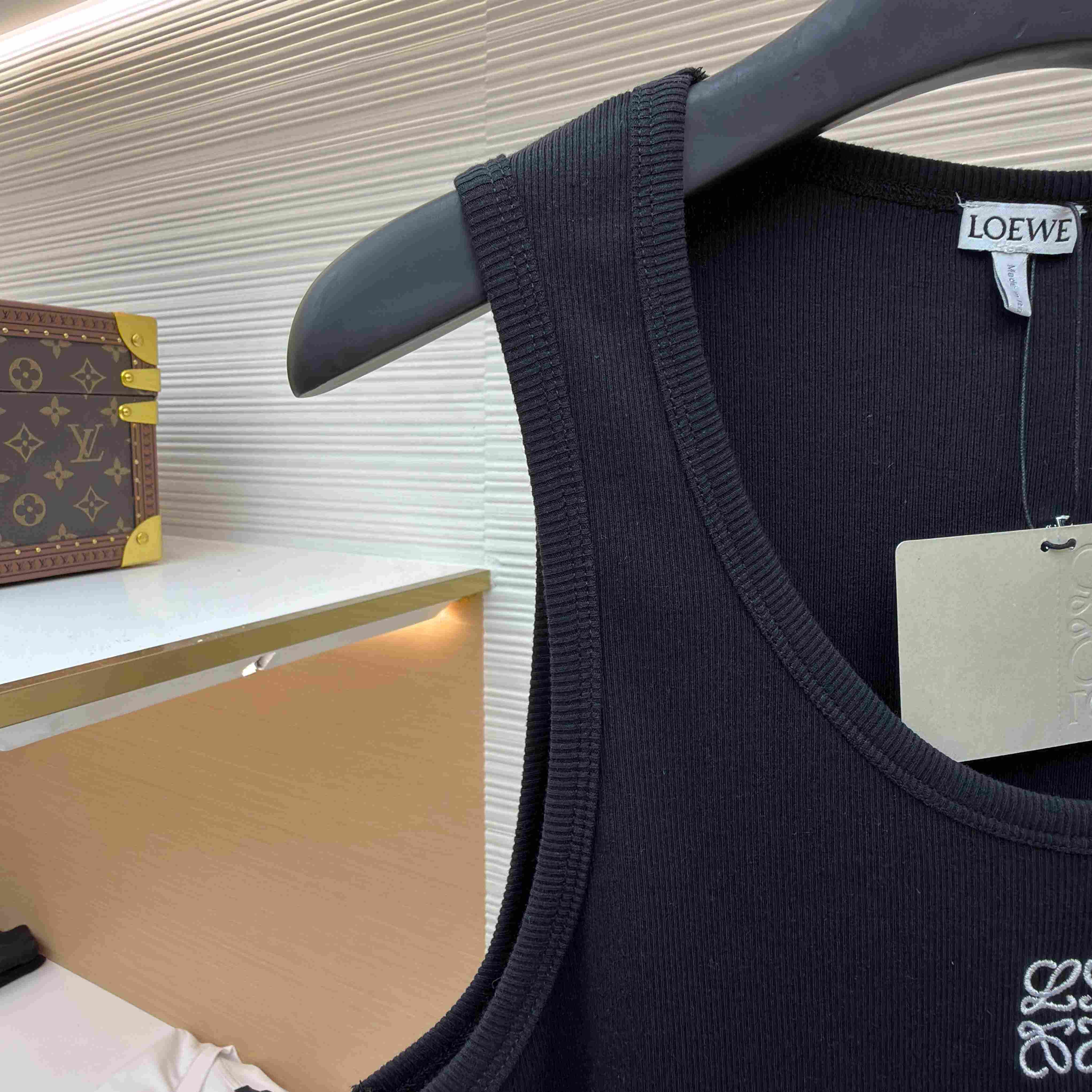 Loewe Anagram Tank Top 'Black' - DesignerGu