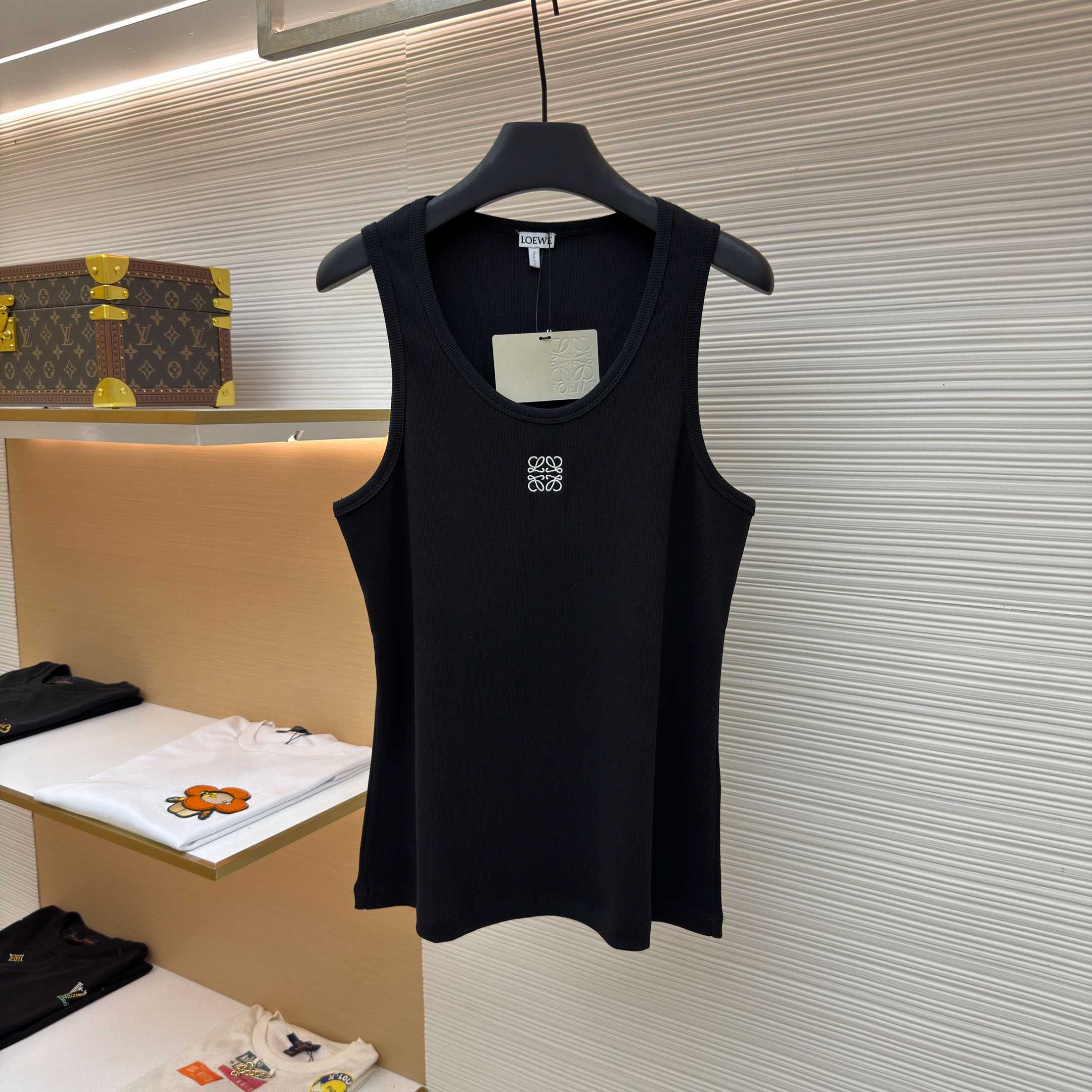 Loewe Anagram Tank Top 'Black' - DesignerGu