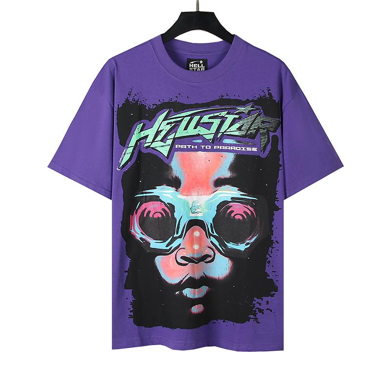 Hellstar “Purple Goggles” T-Shirt - DesignerGu