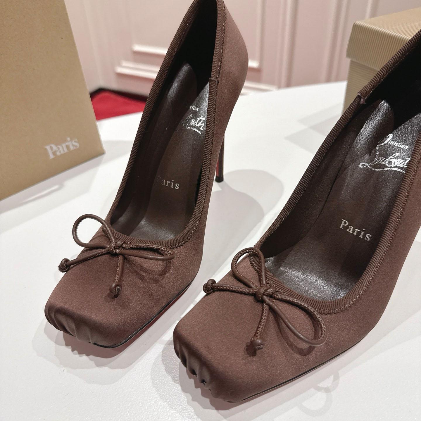 Christian Louboutin Cassia Nodo 100 mm Pumps  Crepe Satin - DesignerGu