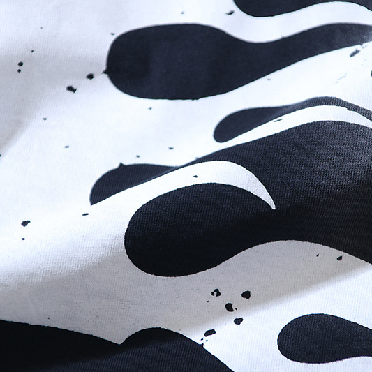 Hellstar Studios Cartoon Logo Glitter Logo T-Shirt 'Black' - DesignerGu