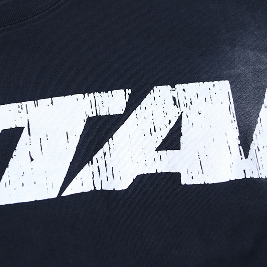 Hellstar Studios Cartoon Logo Glitter Logo T-Shirt 'Black' - DesignerGu