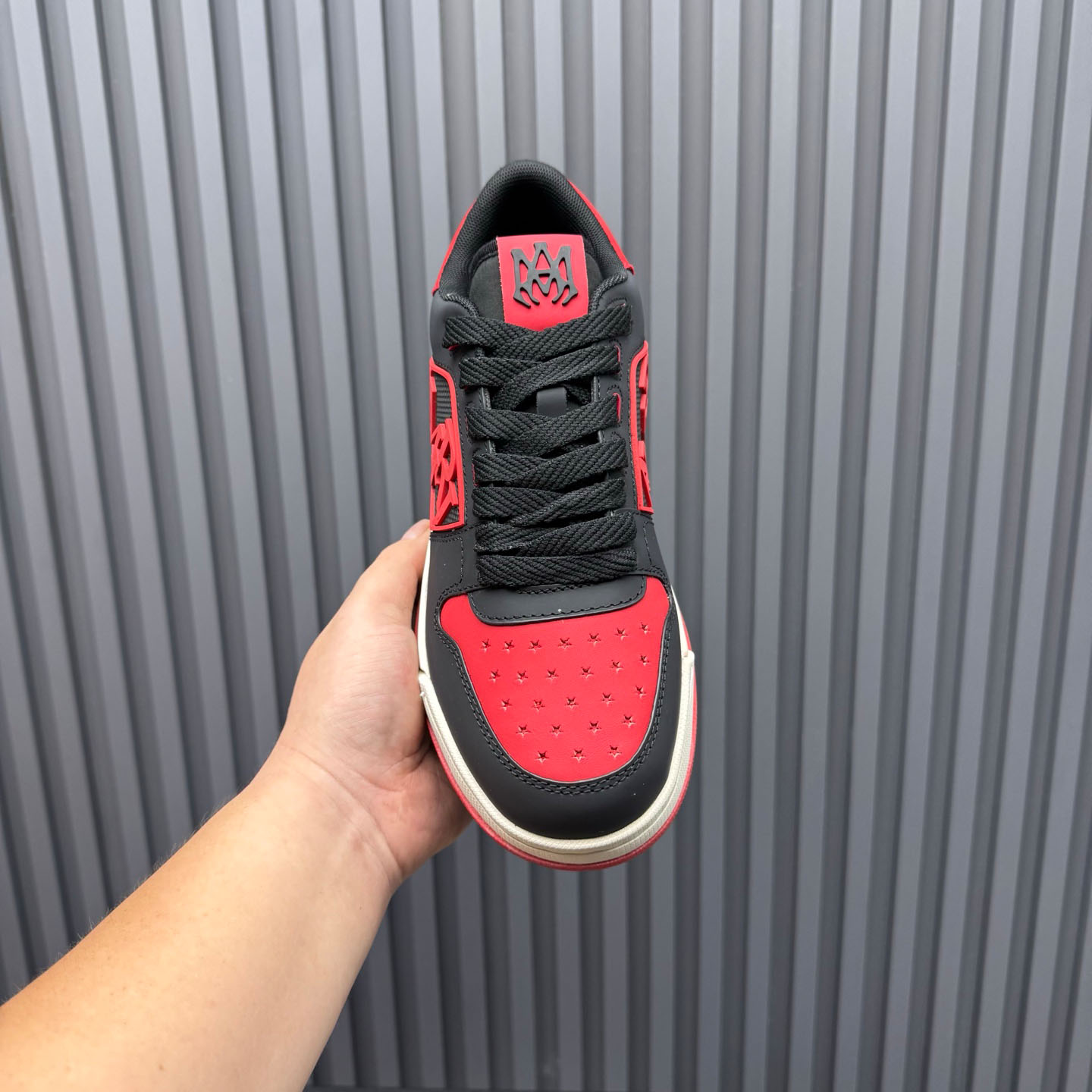 Amiri Classic Low 'True Red' Sneakers - DesignerGu