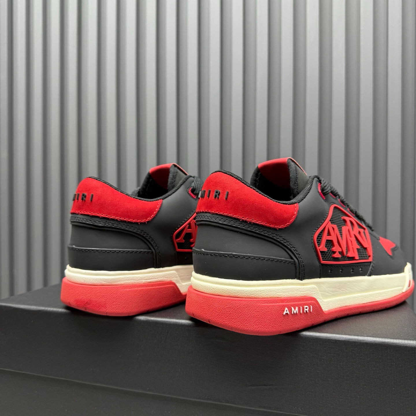 Amiri Classic Low 'True Red' Sneakers - DesignerGu