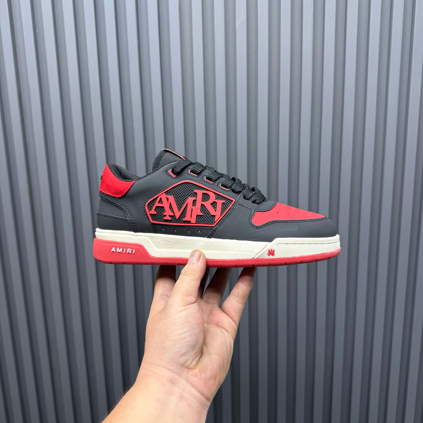 Amiri Classic Low 'True Red' Sneakers - DesignerGu