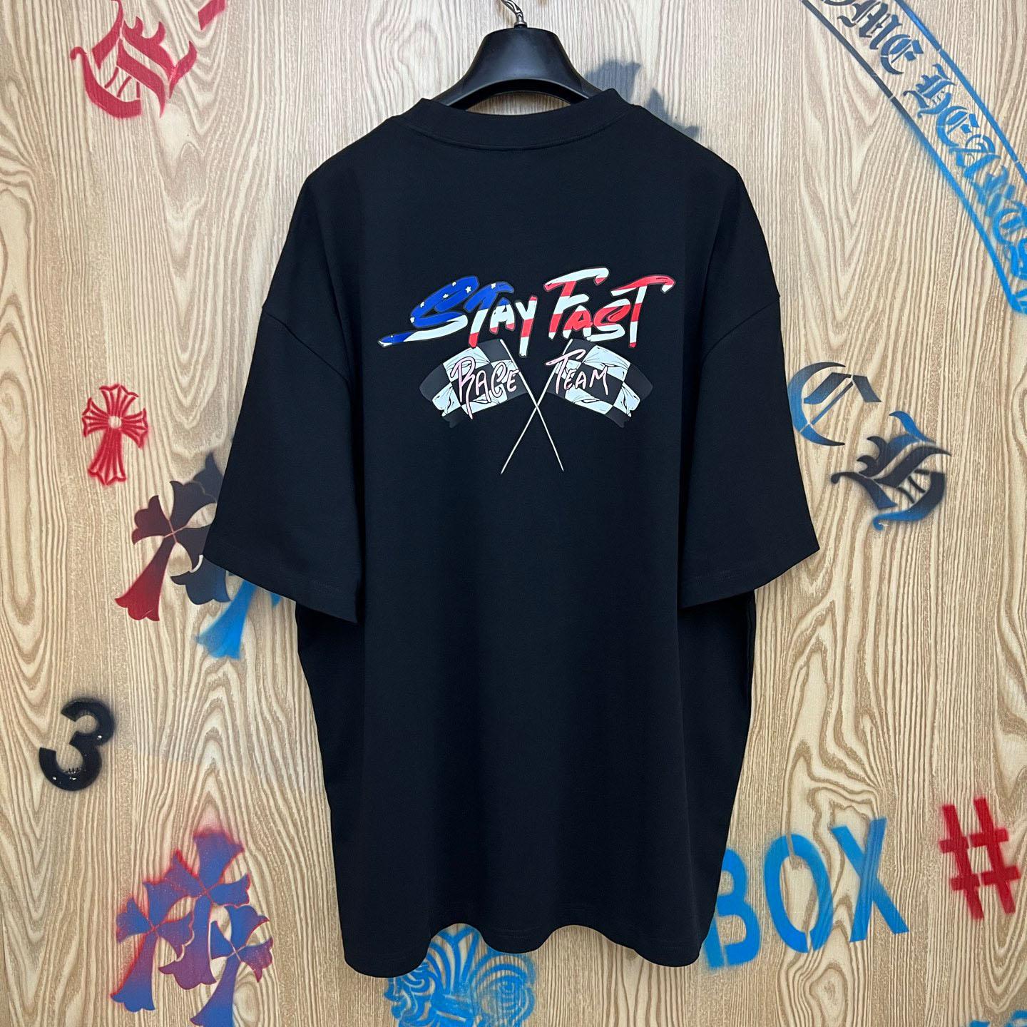 Chrome Hearts Matty Boy Stay Fast Tee 'Black' - DesignerGu