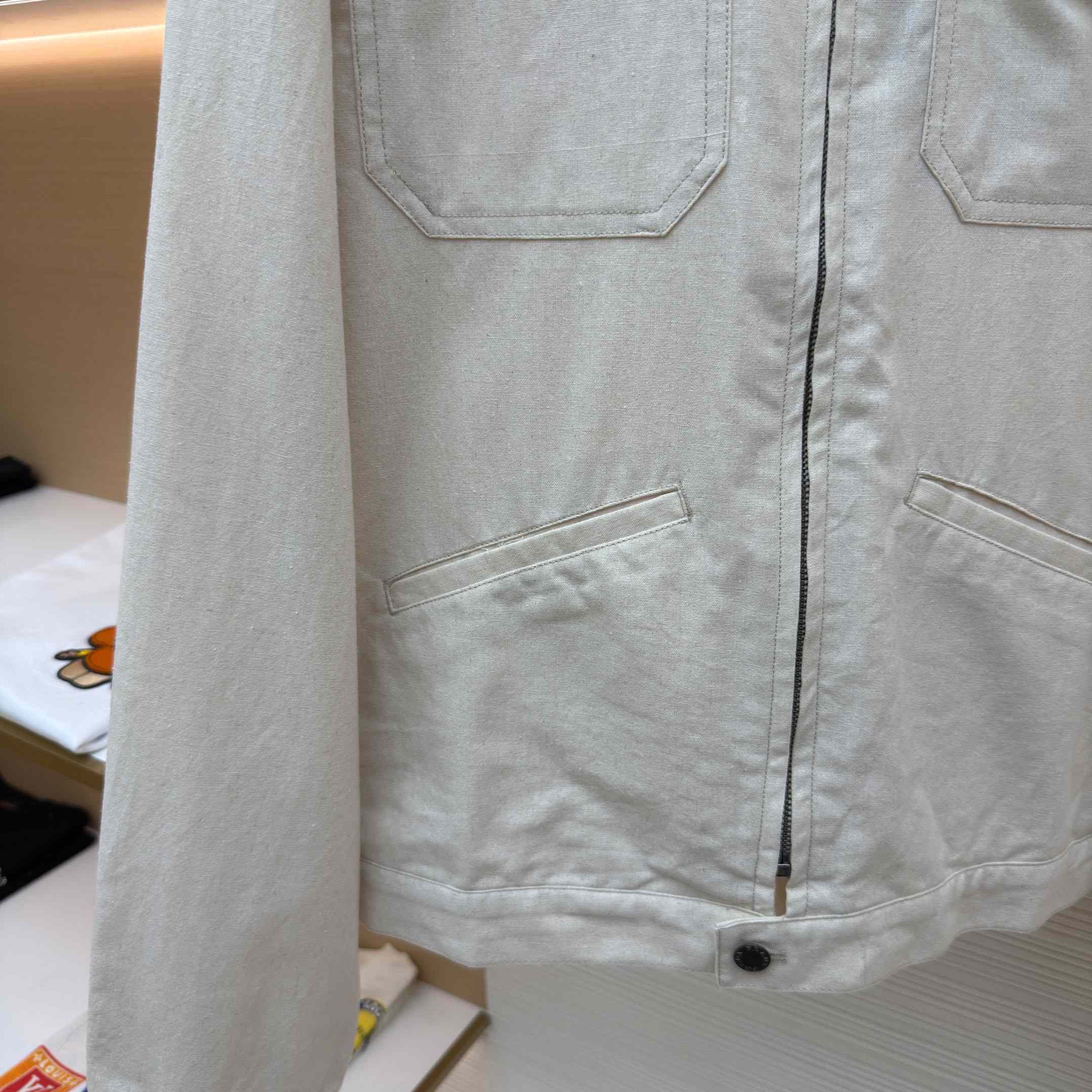Prada Chambray Blouson Jacket - DesignerGu