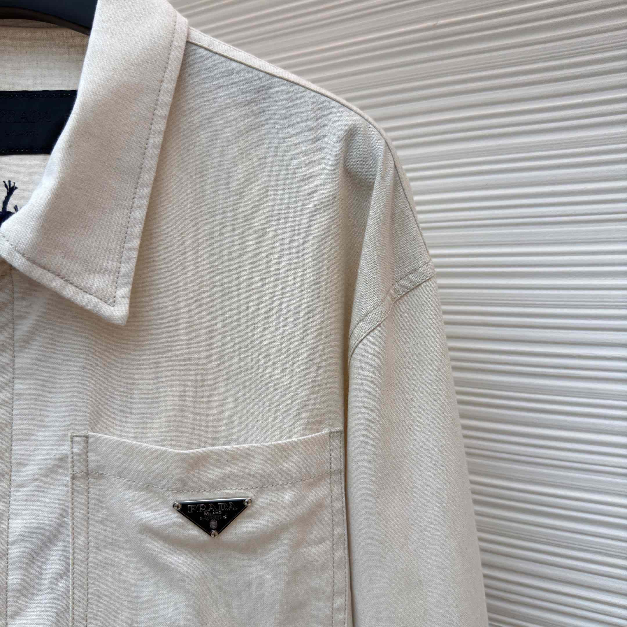 Prada Chambray Blouson Jacket - DesignerGu