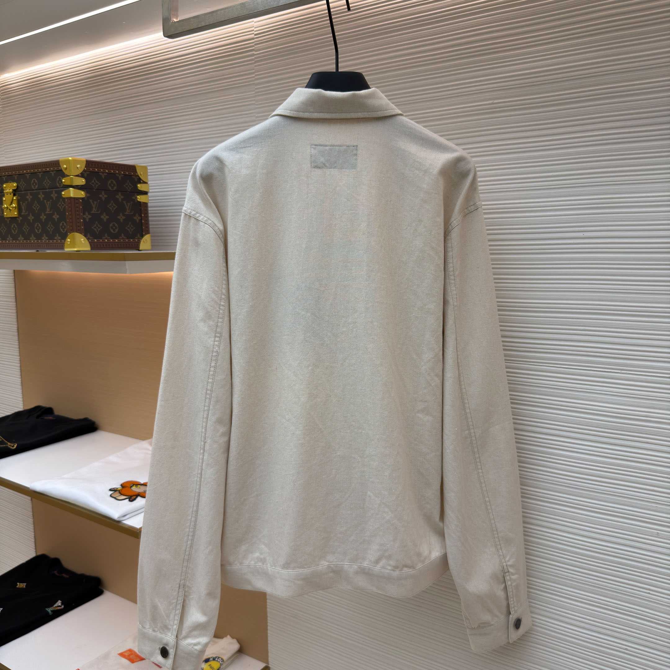 Prada Chambray Blouson Jacket - DesignerGu