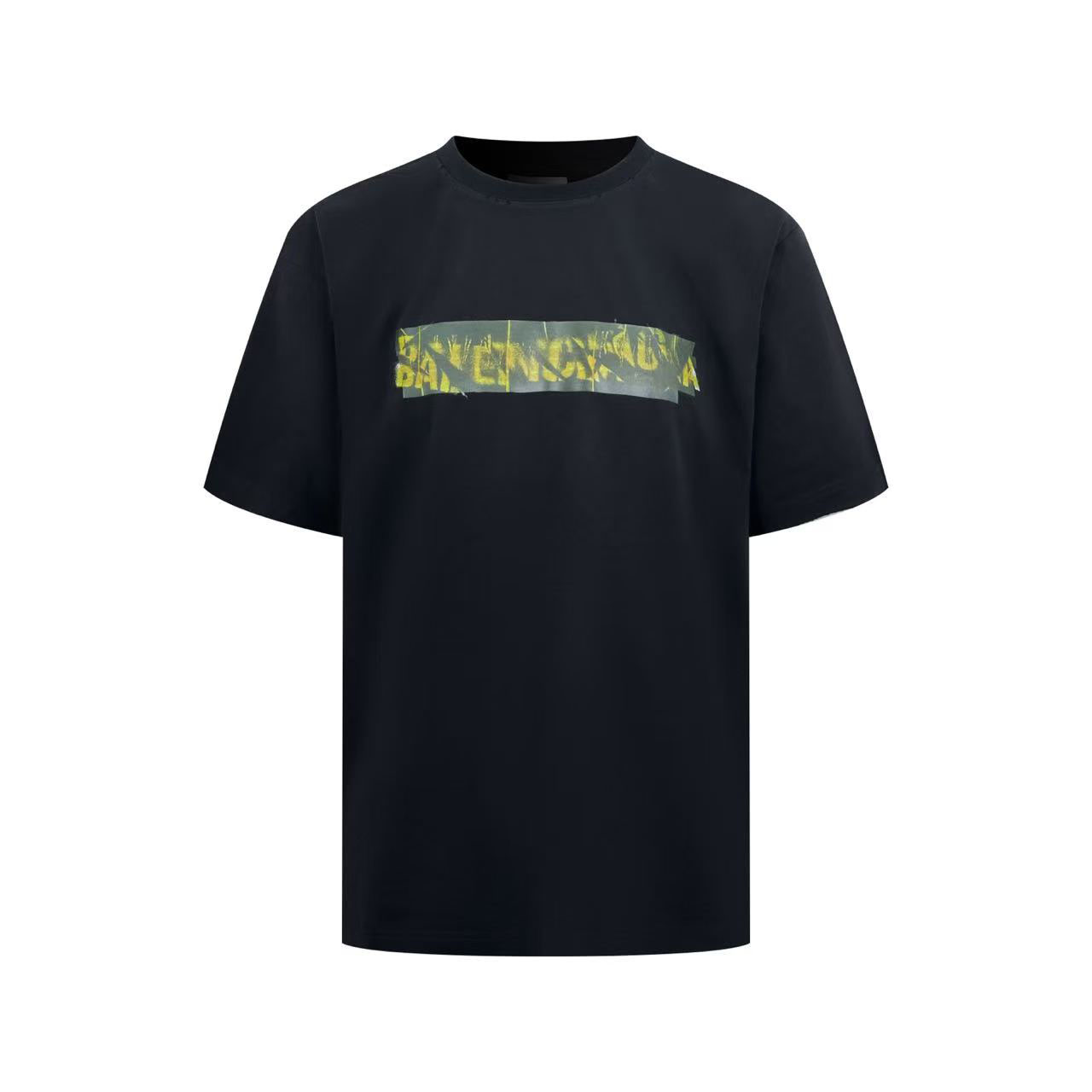 Balenciaga Messy Spray T-shirt In Cotton - DesignerGu