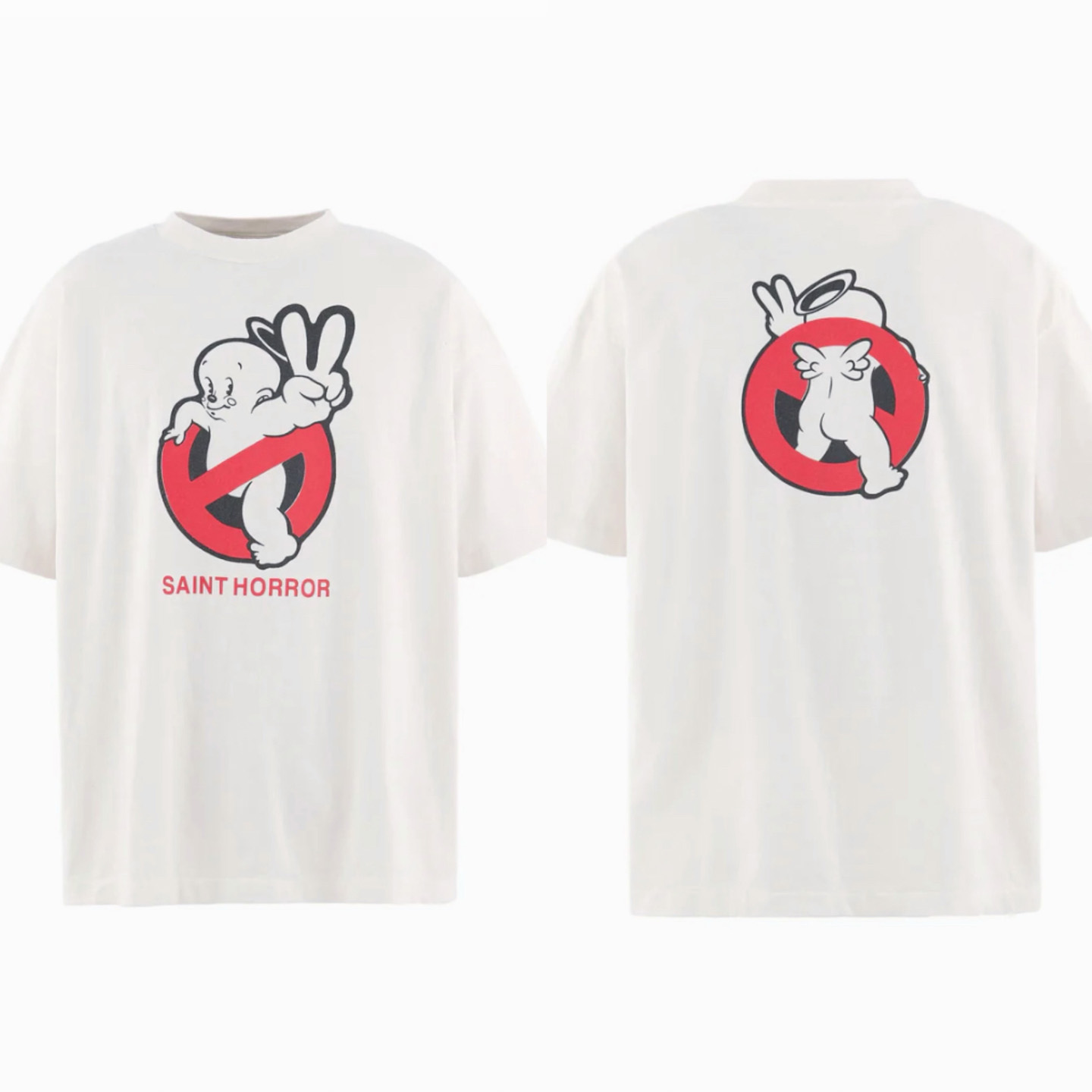 Saint Michael Saint Horror Short Sleeves T-Shirt - DesignerGu