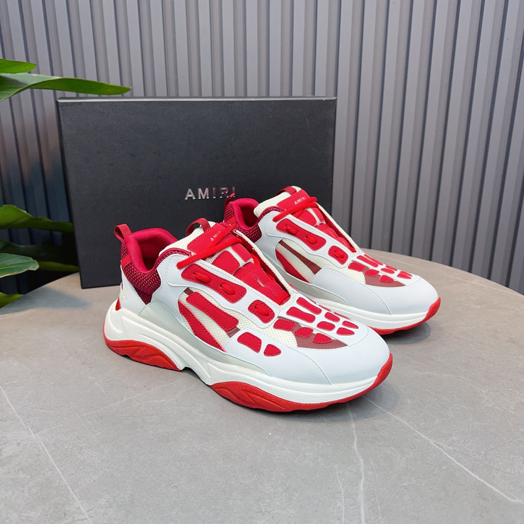 Amiri Bone Runner ' Red' - DesignerGu
