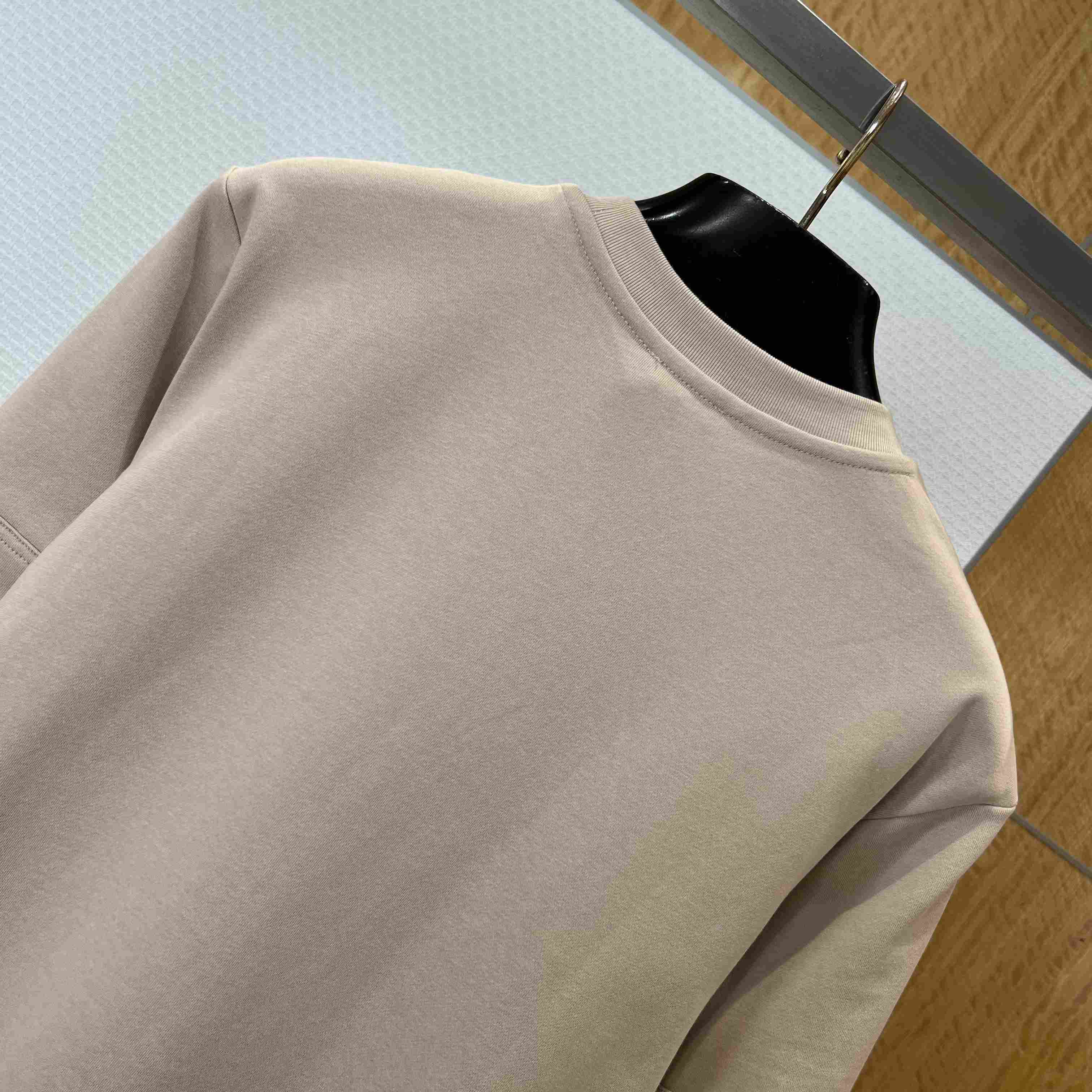 Moncler Leather-Trimmed Cotton T-Shirt - DesignerGu