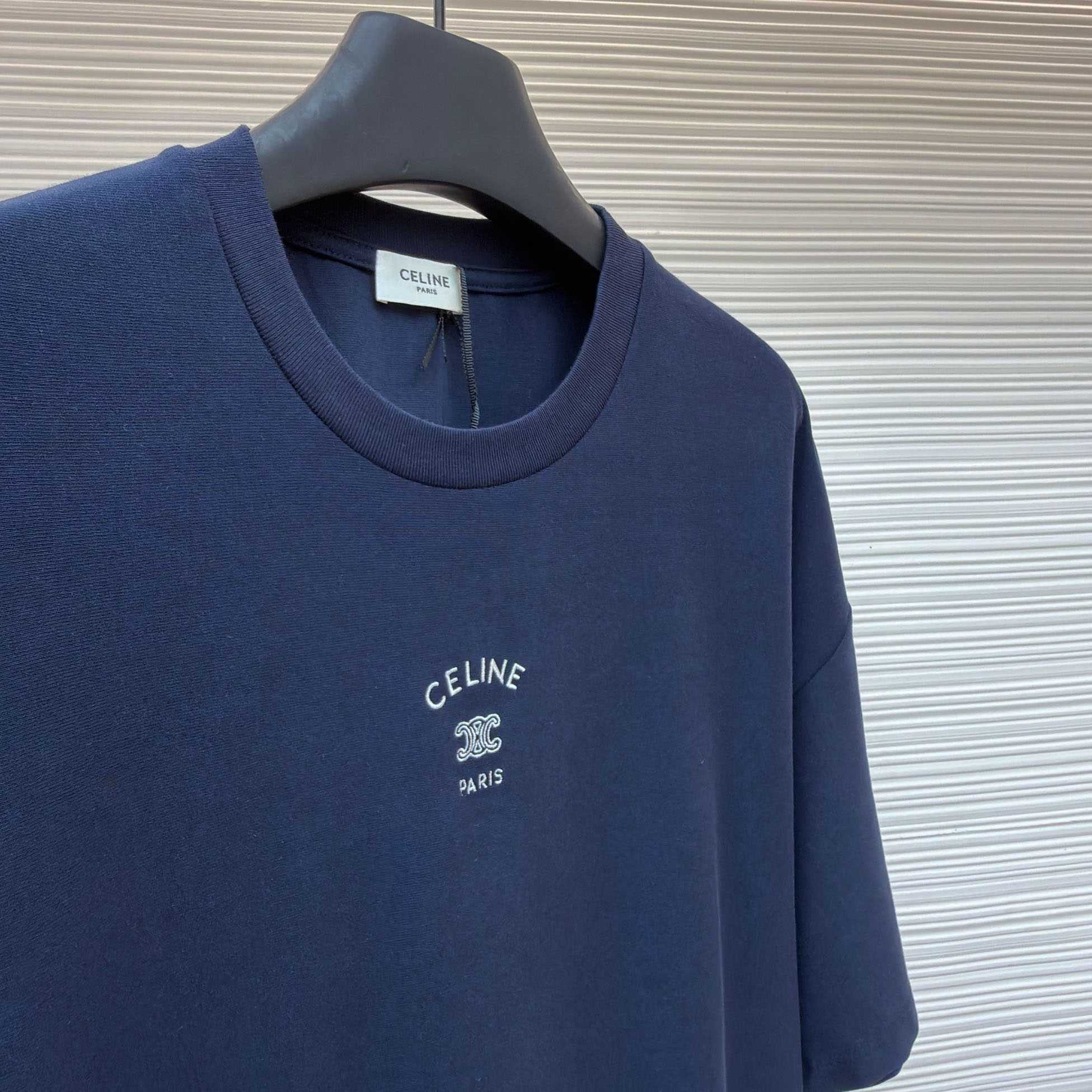 Celine   T-shirt IN Cotton Jersey - DesignerGu