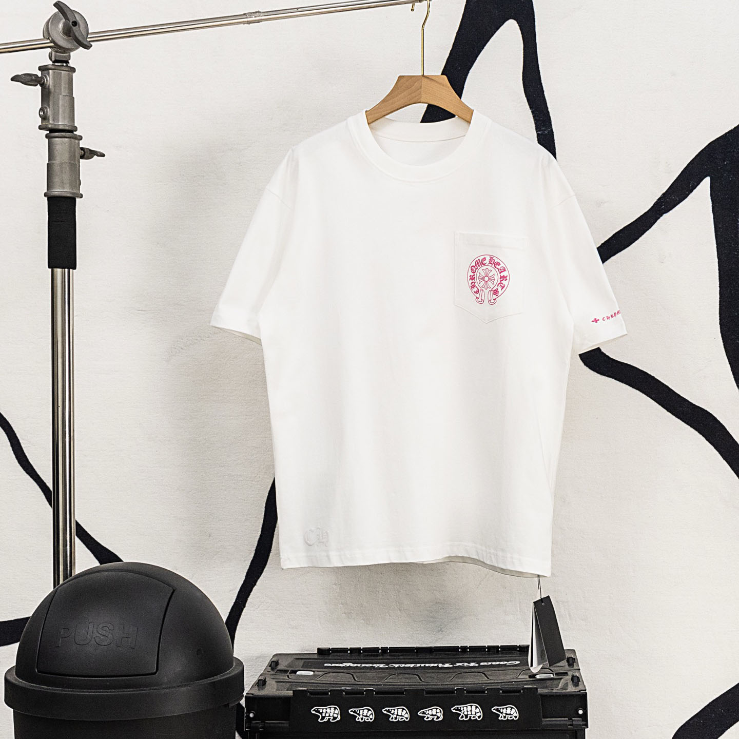 Chrome Hearts Horseshoe Print T-Shirt 'White' - DesignerGu