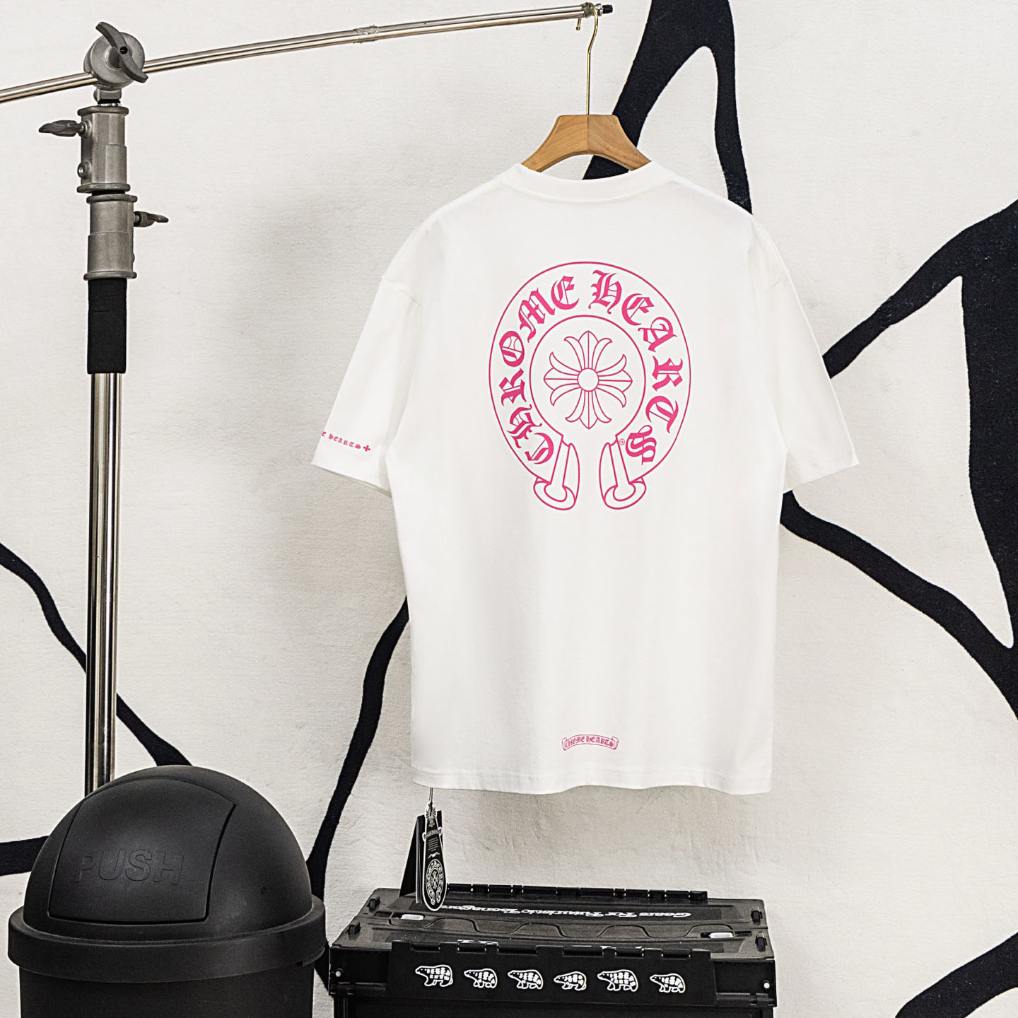 Chrome Hearts Horseshoe Print T-Shirt 'White' - DesignerGu
