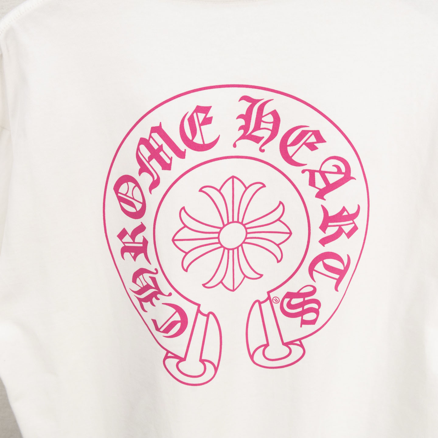 Chrome Hearts Horseshoe Print T-Shirt 'White' - DesignerGu