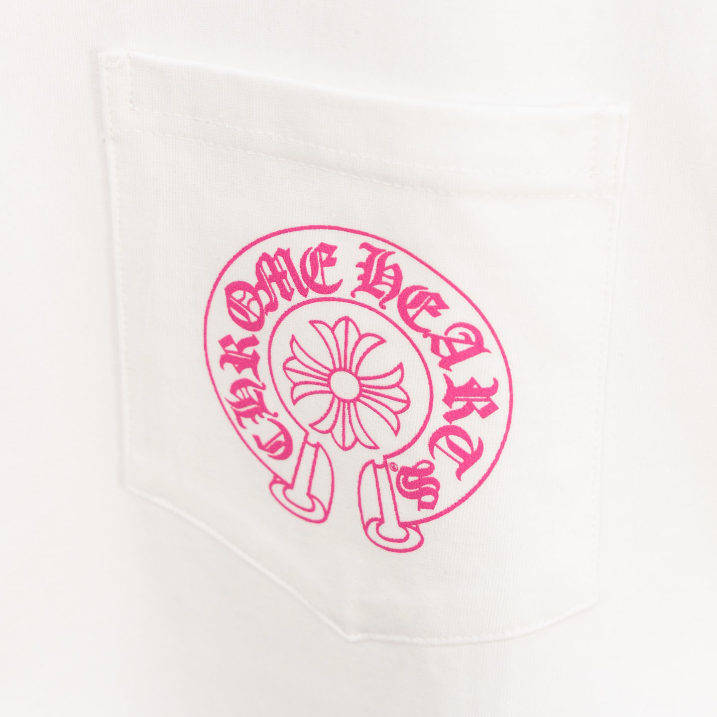 Chrome Hearts Horseshoe Print T-Shirt 'White' - DesignerGu