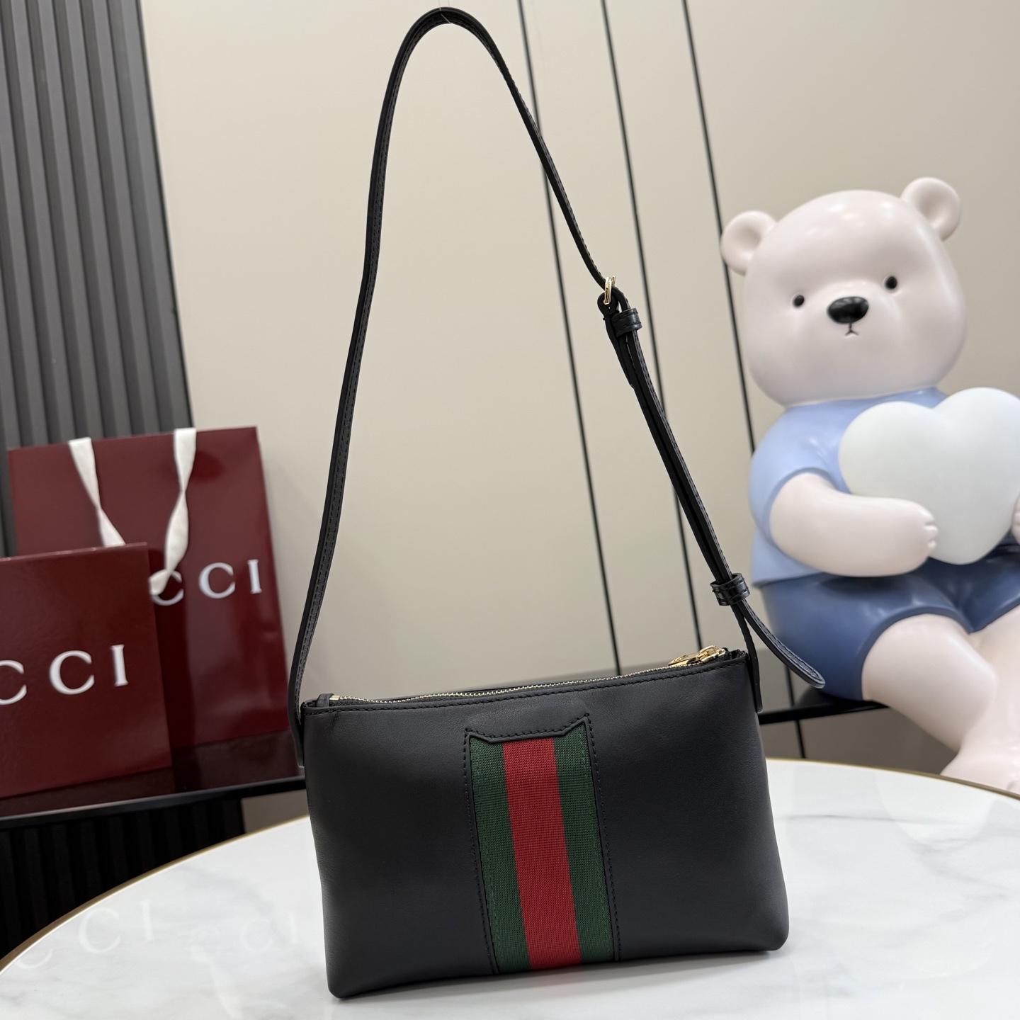 Gucci Gucci Horsebit Web Small Shoulder Bag - DesignerGu