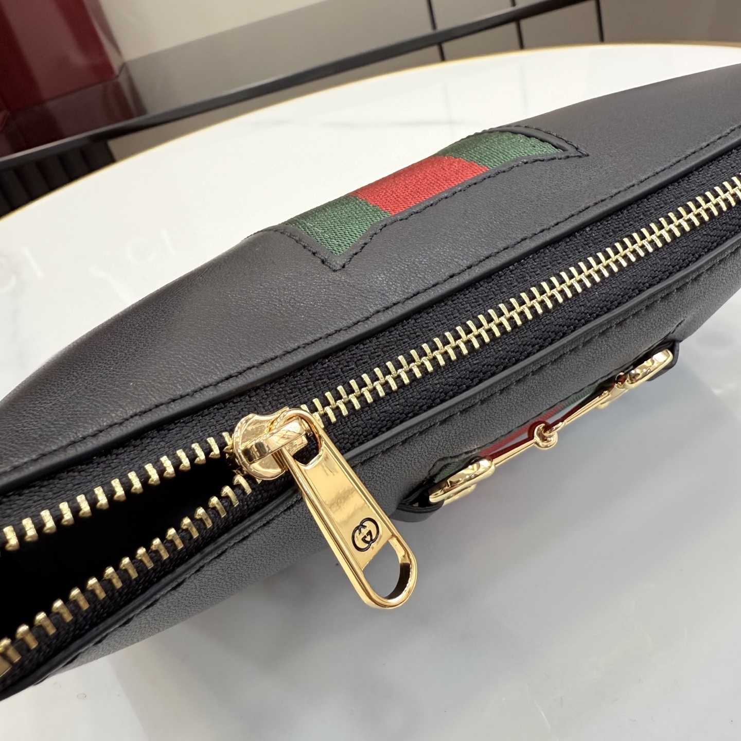 Gucci Gucci Horsebit Web Small Shoulder Bag - DesignerGu
