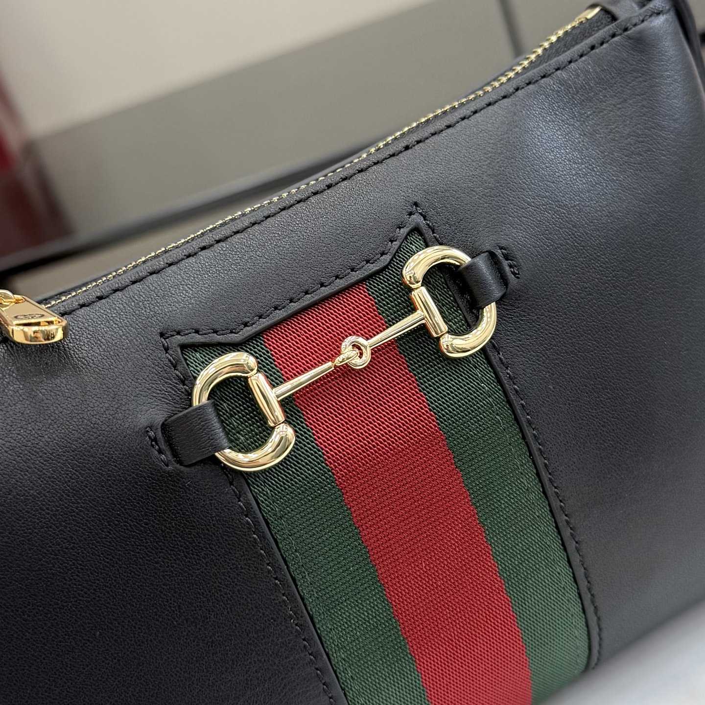 Gucci Gucci Horsebit Web Small Shoulder Bag - DesignerGu