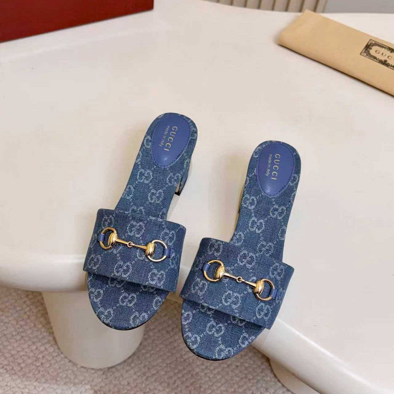 Gucci Slide Sandal With Horsebit - DesignerGu